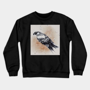 Falcon on a Snowy Day Crewneck Sweatshirt